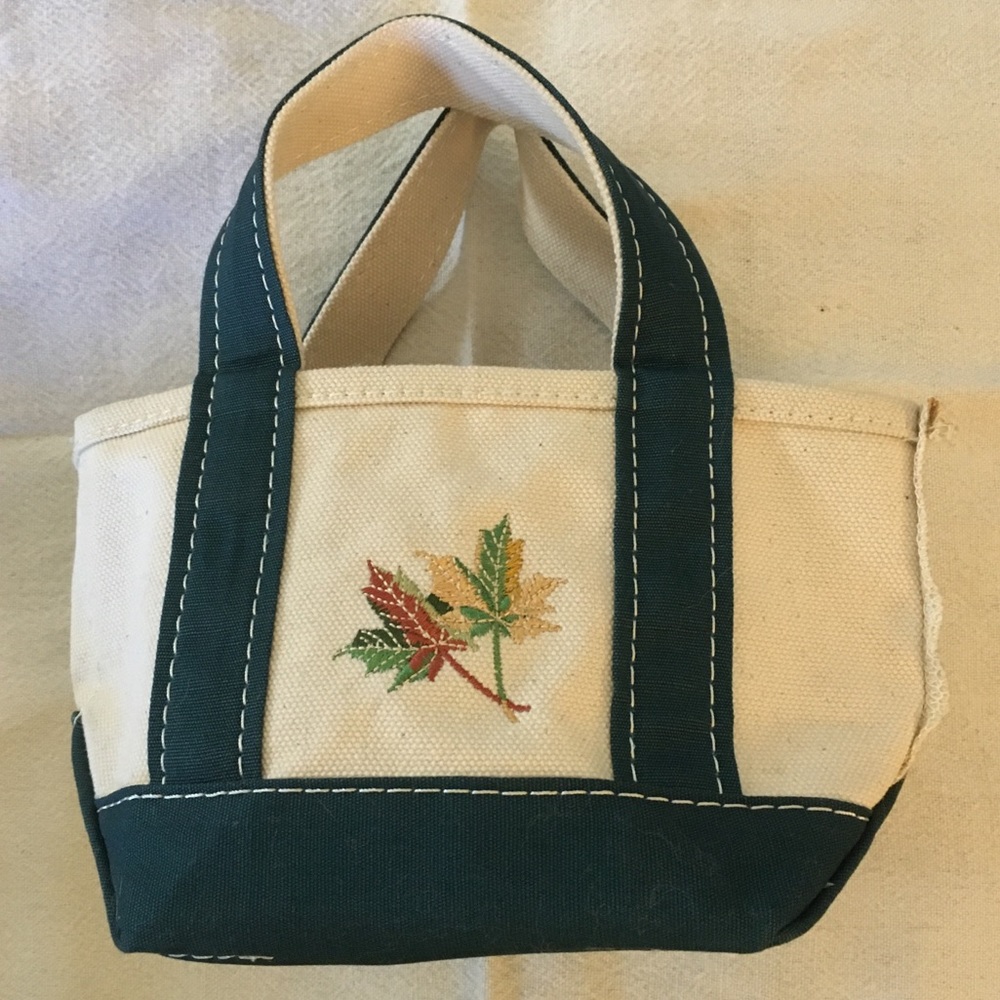 NWOT L.L.Bean Mini Boat and Tote